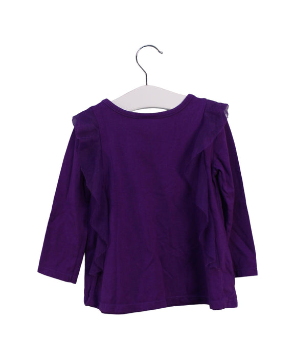 A Purple Long Sleeve Tops from Juicy Couture in size 12-18M for girl. (Back View)