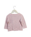 A Pink Long Sleeve Tops from Petit Bateau in size 3T for girl. (Back View)