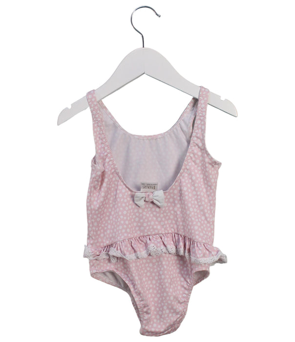 A Pink Swimsuits from Paz Rodriguez in size 3T for girl. (Back View)