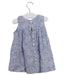 A Blue Sleeveless Dresses from Jacadi in size 6-12M for girl. (Back View)