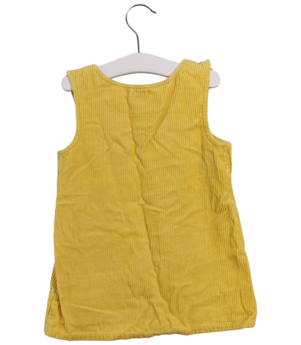 A Yellow Sleeveless Dresses from John Lewis in size 12-18M for girl. (Back View)