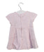 A Pink Short Sleeve Dresses from Jacadi in size 3-6M for girl. (Back View)