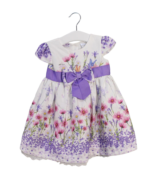 A White Short Sleeve Dresses from Blueberi Boulevard in size 12-18M for girl. (Front View)