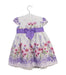 A White Short Sleeve Dresses from Blueberi Boulevard in size 12-18M for girl. (Back View)