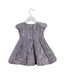 A Grey Short Sleeve Dresses from Jacadi in size 6-12M for girl. (Back View)