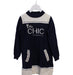 A Navy Sweater Dresses from Armani in size 10Y for girl. (Front View)