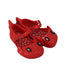 A Red Flats from Mini Melissa in size 12-18M for girl. (Front View)
