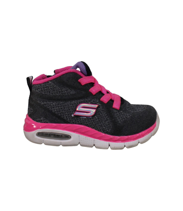 A Grey Sneakers from Skechers in size 18-24M for girl. (Back View)