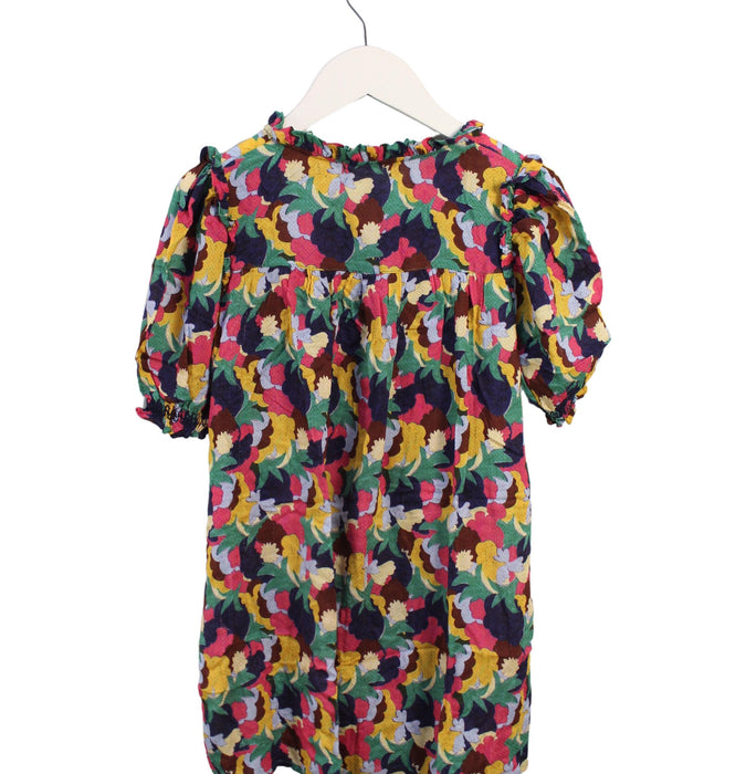 A Multicolour Short Sleeve Dresses from Excuse My French in size 4T for girl. (Back View)