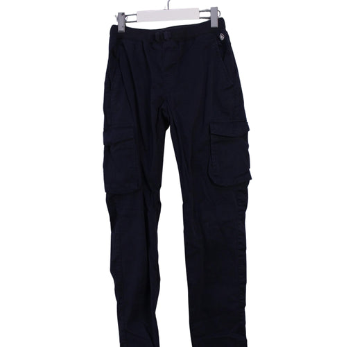 A Navy Casual Pants from Petit Bateau in size 10Y for boy. (Front View)