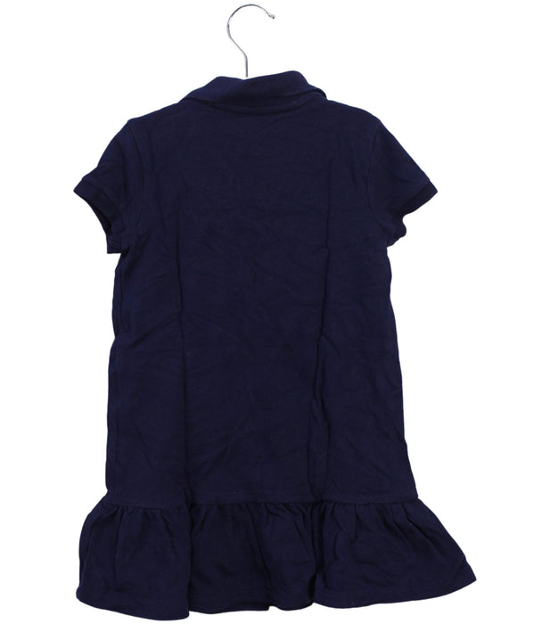 A Blue Short Sleeve Dresses from Polo Ralph Lauren in size 3T for girl. (Back View)