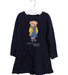 A Blue Sweater Dresses from Polo Ralph Lauren in size 3T for girl. (Front View)