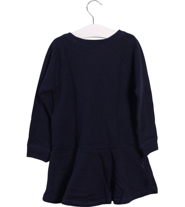 A Blue Sweater Dresses from Polo Ralph Lauren in size 3T for girl. (Back View)