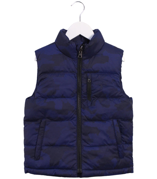 A Blue Outerwear Vests from Polo Ralph Lauren in size 5T for boy. (Front View)