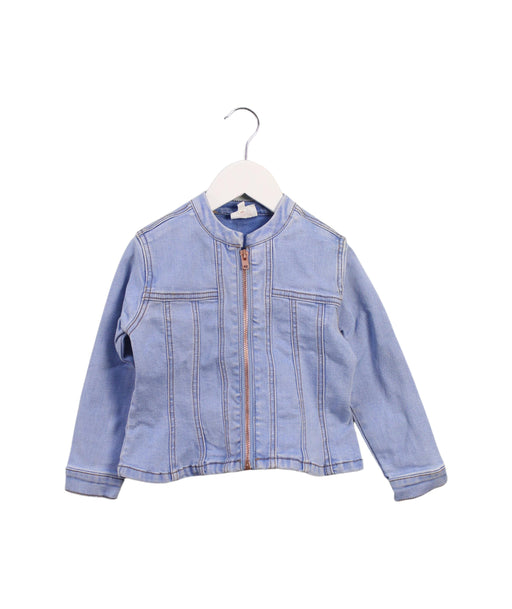 A Blue Lightweight Jackets from Seed in size 3T for neutral. (Front View)