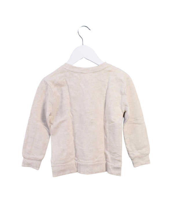 A Beige Crewneck Sweatshirts from Seed in size 3T for girl. (Back View)
