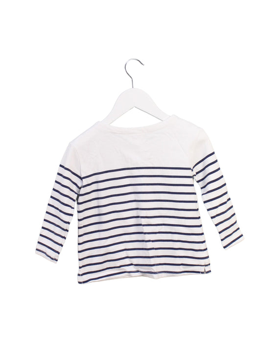 A Black Long Sleeve Tops from Seed in size 2T for girl. (Back View)