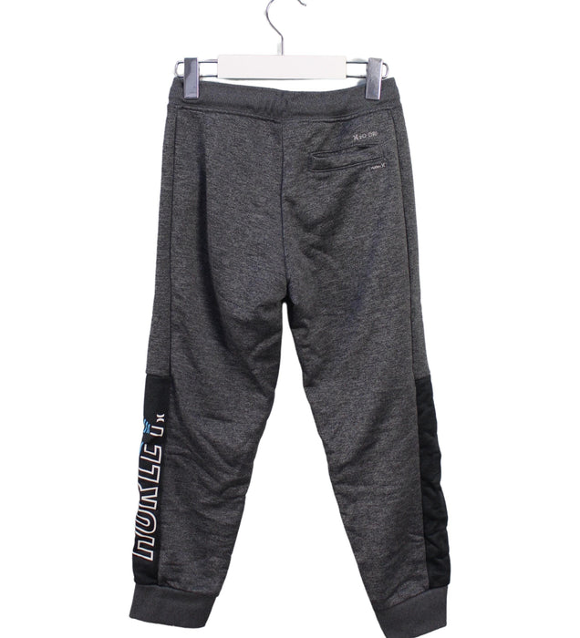 A Black Sweatpants from Hurley in size 7Y for boy. (Back View)