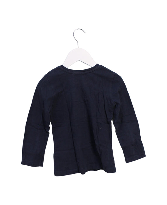 A Black Long Sleeve Tops from Diesel in size 3T for boy. (Back View)