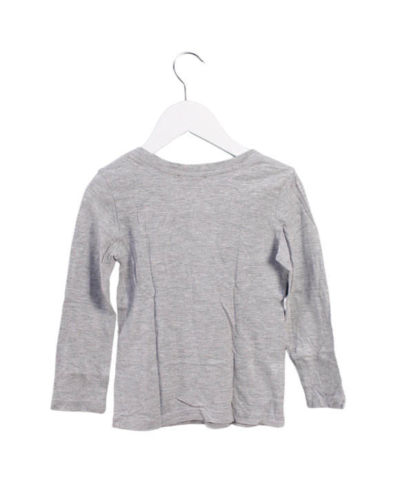 A Grey Long Sleeve Tops from Diesel in size 3T for boy. (Back View)