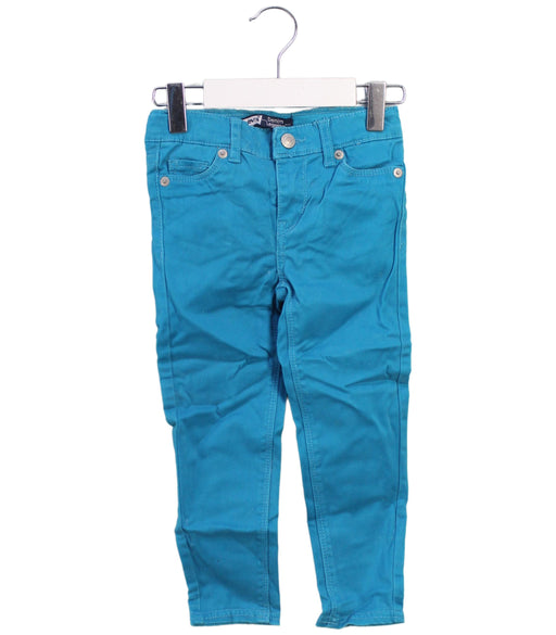 A Blue Casual Pants from Levi's in size 3T for boy. (Front View)