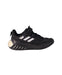 A Black Sneakers from Adidas in size 9Y for boy. (Back View)