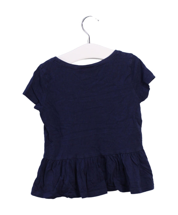 A Blue Short Sleeve Tops from Ralph Lauren in size 3T for girl. (Back View)