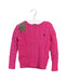 A Pink Knit Sweaters from Ralph Lauren in size 3T for girl. (Front View)