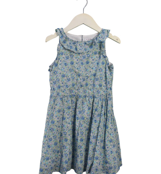 A Green Sleeveless Dresses from J.Crew in size 5T for girl. (Front View)