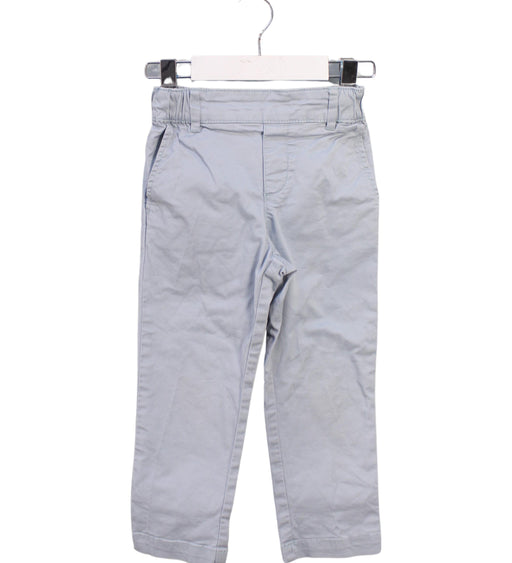 A Blue Casual Pants from Jacadi in size 3T for boy. (Front View)