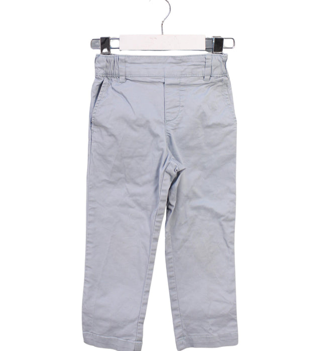 A Blue Casual Pants from Jacadi in size 3T for boy. (Front View)