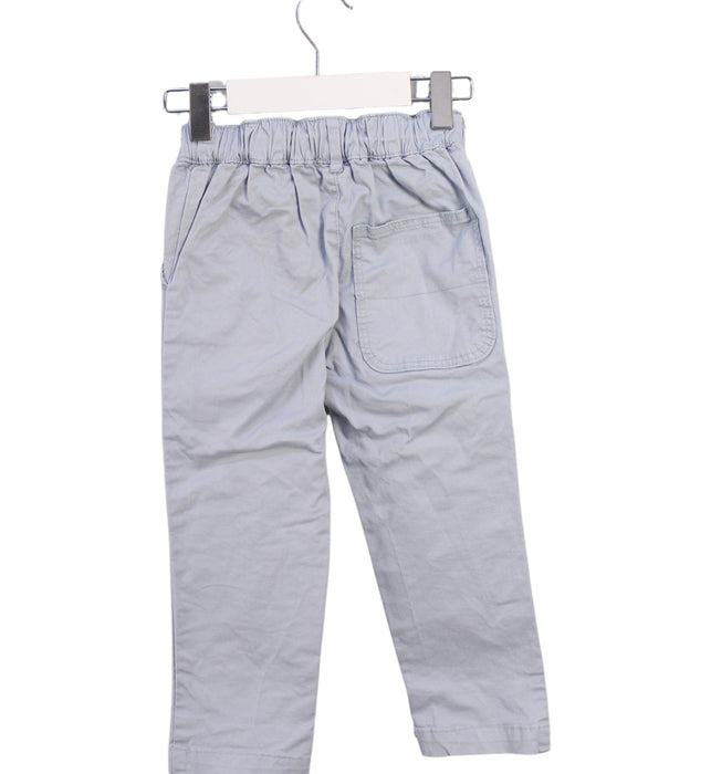 A Blue Casual Pants from Jacadi in size 3T for boy. (Back View)