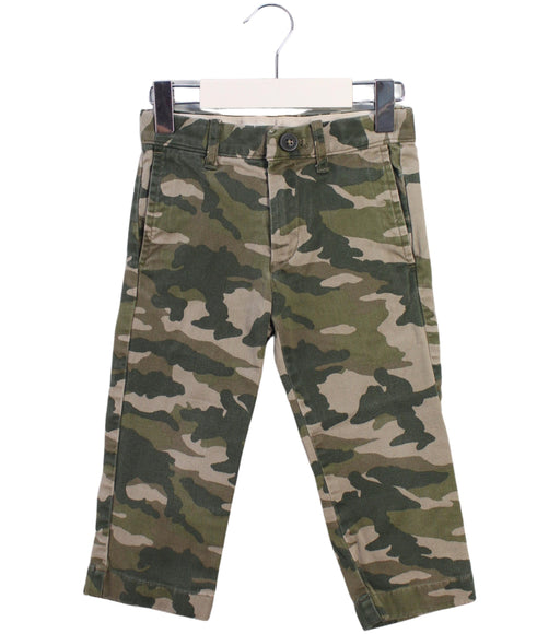 A Green Casual Pants from Crewcuts in size 2T for boy. (Front View)