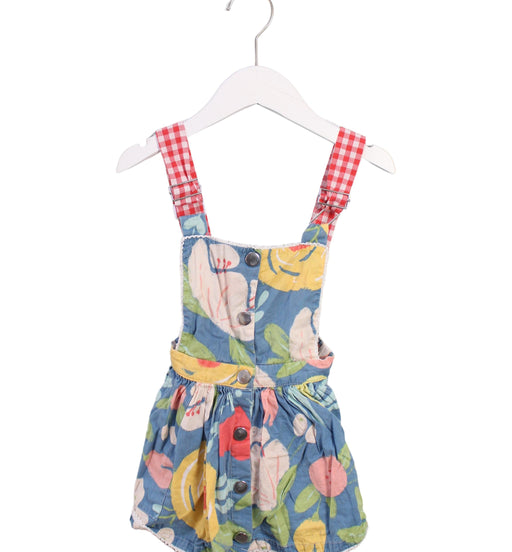 A Blue Overall Dresses from Oobi in size 3T for girl. (Front View)
