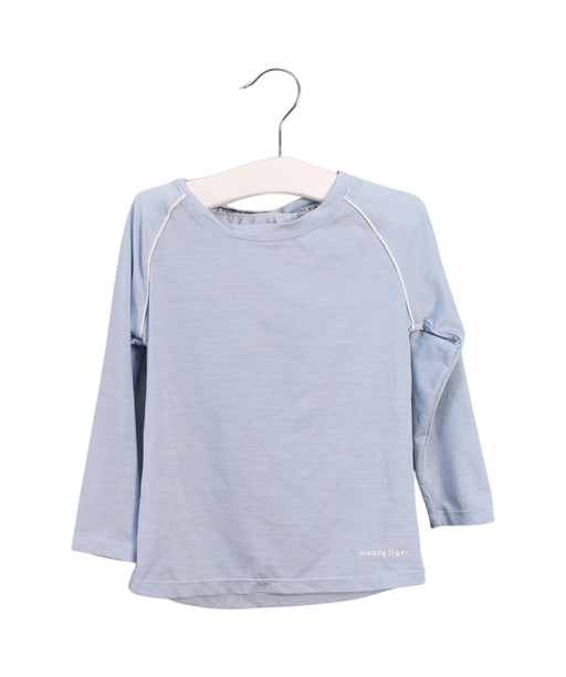 A Blue Long Sleeve Tops from Moody Tiger in size 18-24M for girl. (Front View)