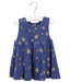 A Blue Sleeveless Dresses from Little Starters in size 12-18M for girl. (Front View)