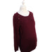 A Burgundy Knit Sweaters from Mayarya in size M for girl. (Front View)