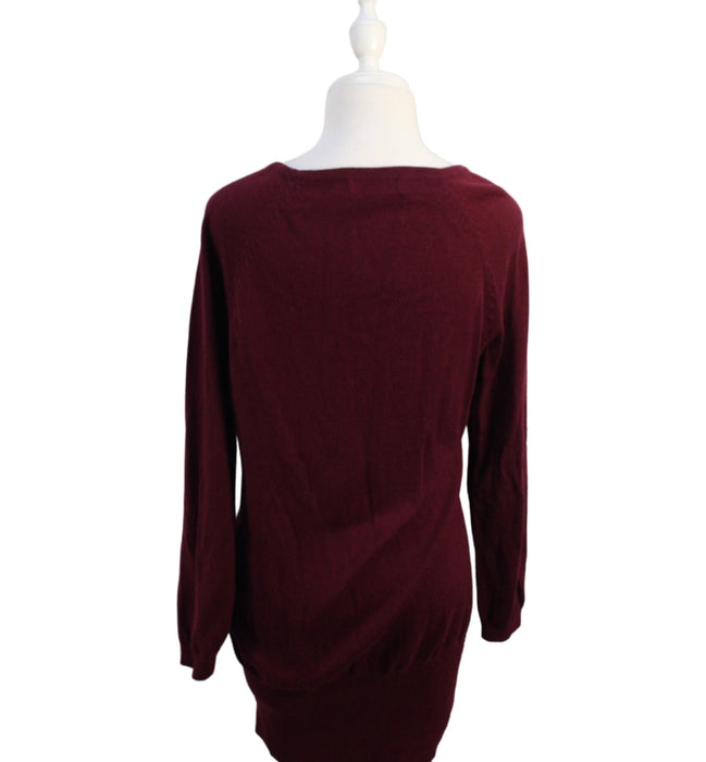 A Burgundy Knit Sweaters from Mayarya in size M for girl. (Back View)