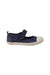 A Blue Slip Ons from Seed in size 3T for boy. (Back View)