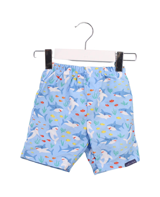 A Blue Swim Shorts from Jojo Maman Bébé in size 3-6M for boy. (Front View)