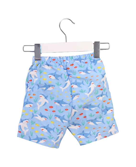 A Blue Swim Shorts from Jojo Maman Bébé in size 3-6M for boy. (Back View)