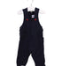 A Navy Long Overalls from Petit Bateau in size 3-6M for boy. (Front View)