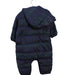 A Navy Snowsuits from Chickeeduck in size 6-12M for boy. (Back View)