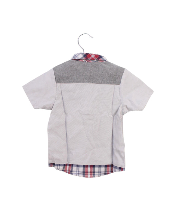A Grey Shirts from Chickeeduck in size 12-18M for boy. (Back View)