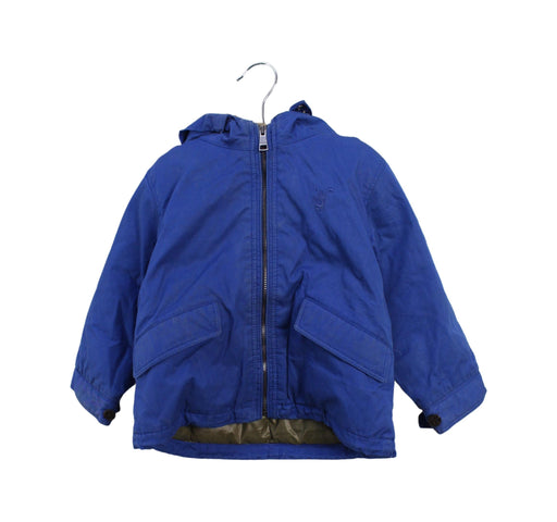 A Blue Puffer/Quilted Jackets from Burberry in size 12-18M for boy. (Front View)