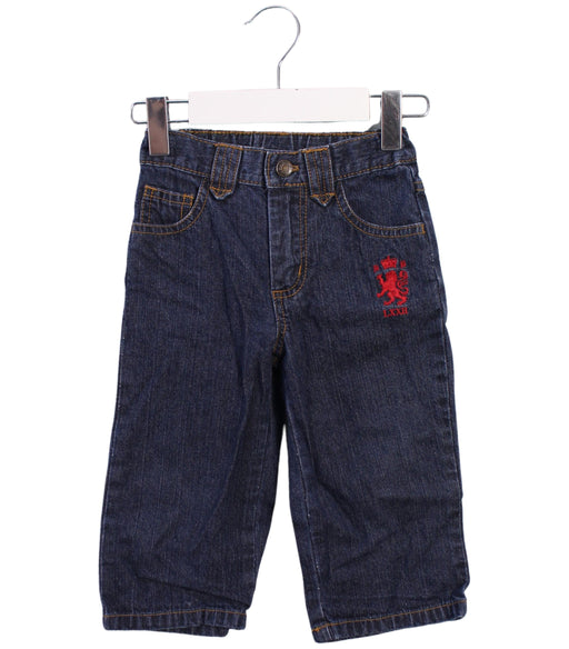 A Navy Jeans from Nicholas & Bears in size 12-18M for boy. (Front View)