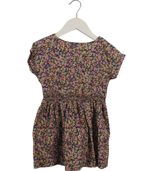 A Multicolour Short Sleeve Dresses from Bonpoint in size 4T for girl. (Front View)