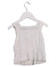 A White Sleeveless Tops from Bonpoint in size 4T for girl. (Back View)