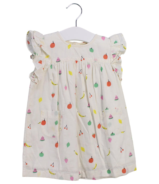 A White Sleeveless Dresses from Soft Gallery in size 6-12M for girl. (Front View)