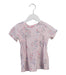 A Pink Short Sleeve Dresses from Purebaby in size 3T for girl. (Front View)